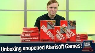 Unboxing 14 Atarisoft Games From the 1980s - Video Game Retrospective