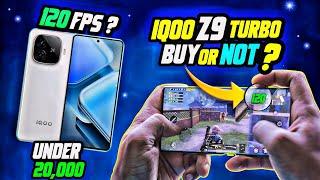 IQOO Z9 TURBO BEST GAMING PHONE UNDER 20, 000? | 120 FPS PUBG BGMI BUY OR NOT