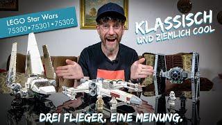 Lego Star Wars: Drei aktuelle Flieger im Überblick - Tie-Fighter, X-Wing, Imperiales Shuttle