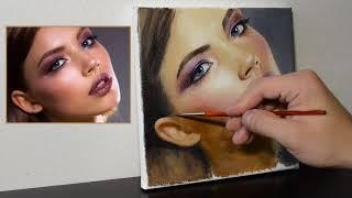 Portrait painting tutorial.