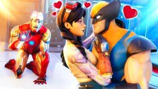 WOLVERINE LE *ROBA LA NOVIA* A IRON MAN! | Película de Fortnite (Historia de Amor)