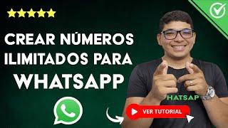 ​ Cómo CREAR NÚMEROS VIRTUALES ILIMITADO para WhatsApp y Telegram [En 2 Minutos] ​