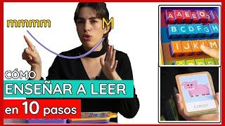 ‍ Cómo ENSEÑAR a LEER en casa |  CONSEJOS | Método fonético