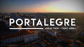 Portalegre Aerial View - Portalegre Vista Aérea - 4K Ultra HD