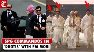 Watch SPG commandos in ‘white dhotis’ with PM Modi at a Guruvayur temple in Kerala