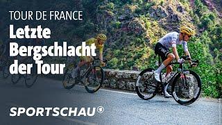 Tour de France, 20. Etappe Highlights: Pogacar und Vingegaard im direkten Duell | Sportschau