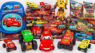 Disney Pixar Cars Unboxing Review| Lightning McQueen Backpack, Cruz Ramirez,Monster Truck, Robot Car