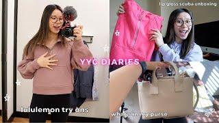 Lululemon New Arrivals & Try Ons | What’s in my Teddy Blake handbag | Grocery Haul | YYC DIARIES