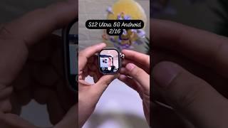 S12 Ultra 4G 5G Sim Card Android Rotating Camera Smartwatch #shorts #trendingshorts #viralvideo