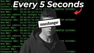 Automatically Change Mac Address every 5 Seconds | Kali Linux 2024