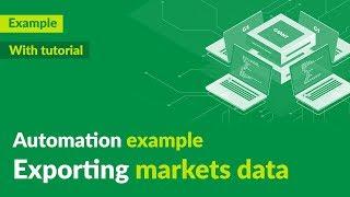 Exporting Market Data from Web to Excel: Automation Demo + Tutorial | G1ANT RPA