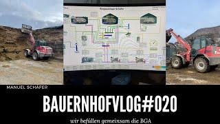 BauernhofVlog #020 wir befüllen gemeinsam die Biogasanlage