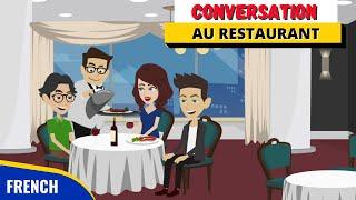 French Conversation at Restaurant | Conversation en Français au Restaurant