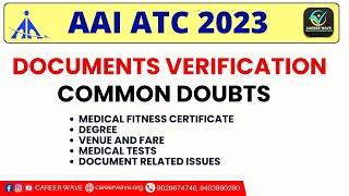 DOCUMENT VERIFICATION COMMON DOUBTS | MEDICAL TEST | ALL DETAILS #ATCDV