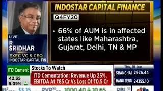 Mr. R Sridhar in conversation with CNBC TV on IndoStar's Financial Results.