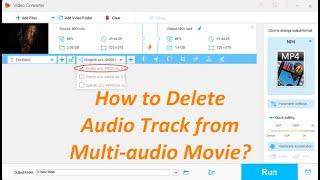 How to Delete Audio Track from a Multi-audio Movie?