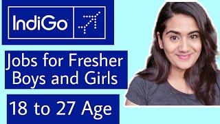 April 2021 Airport Ground Staff Job in IndiGo Airlines for Fresher Graduate Boys & Girls recruitment