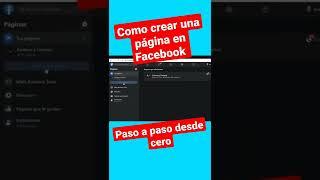 Nuevo método / Como crear una página en Facebook (2024) #paginadefacebook