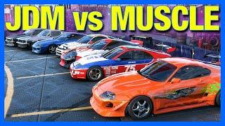 Forza Horizon 5 Online : JDM vs MUSCLE!! (Powered By @Elgato, Race 2)