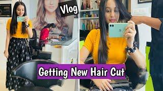 Getting New Hair Cut || Layer Hair Cut || Jyoti Abhishek