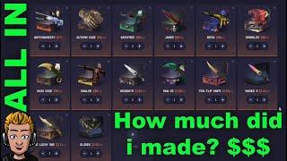 ALL IN BATTLE! HOW MUCH DID I MADE? DatDrop CS2 Gambling