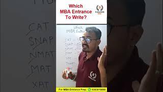 Which MBA Entrance to write & when - Back-Up Exams - Be Ready