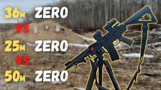 WS MCR | 25m 50m vs 36m Zero | What's The Best Distance to ZERO Your Rifle?