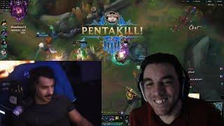 Penta and crazy play - Arab lol highlights / part 18