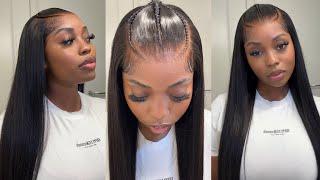 NOW THIS IS A *ReadyTo Wear* Frontal Wig! No glue,Pre-plucked,Pre-bleached, Stylist| Alipearl Hair