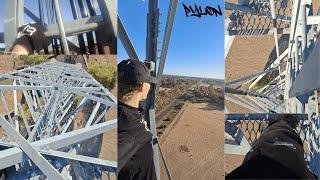 60M tower free climb *two towers* URBEX