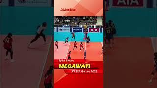 Spike Bledos MEGAWATI di SEA Games 2023 Cambodia Cabang Olahraga Volly Putri [fuadiluo]