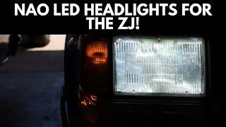 The ZJ Gets Its First Mod [NAO LED Headlights]