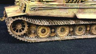 Weathering Metal Tracks & More Mud Effects on Tiger I - 506 sPzAbt 1944