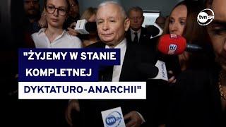 PKW odrzuciła sprawozdanie finansowe PiS. Kaczyński zabrał głos. Mówił o "dyktaturo-anarchii"