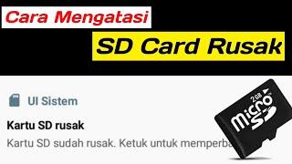 2 Cara MEMPERBAIKI SD CARD yang RUSAK - Part 1