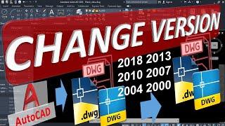 Change version of DWG Autocad File on your Android Phone - Open and save DWG Online - DWG TrueView
