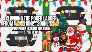 Climbing the poker ladder from 10NL to 20kNL -Free Poker Lessons For Each Limit. My gift to you guys