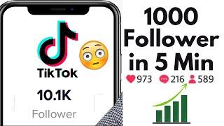 1000 TikTok Follower bekommen in 5 Min sofort mehr tik tok Fans (100% kostenlos)