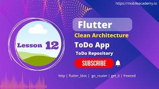 Flutter | Clean Architecture |  ToDo Repository