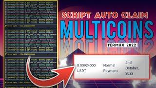 QUICK HOW TO ADD YOUR FAUCETPAY BALANCE USING TERMUX AUTO CLAIM MULTICOINS SCRIPT!! FREE 2022