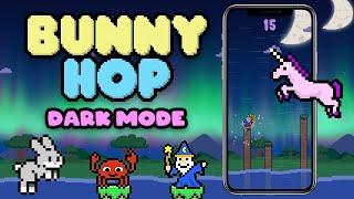 Bunny Hop New Dark Mode (iOS gameplay)