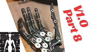 How to build a V1.0 DexHand Part 8: Wrist Assembly #DIY low cost #robot #hand