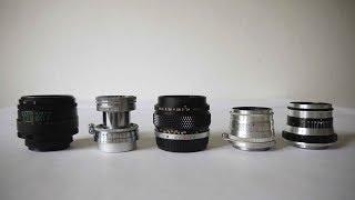 My Five Best 50mm Vintage Lenses