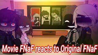 FNAF MOVIE CHARACTERS REACTS TO FNAF ORIGINAL GAME | AFTON FAMILY | GACHA CLUB