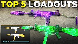 TOP 5 *META* SMG LOADOUTS in WARZONE!  (Warzone 3 Best Class Setups) - MW3