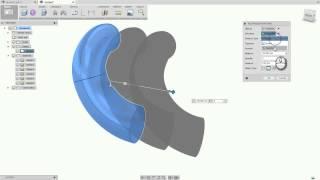 Fusion 360 3D manifold using loft, tutorial