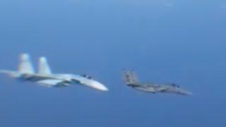 "У пилота стальные яйца": иностранцы оценили жесткий перехват Су-27 истребителя НАТО