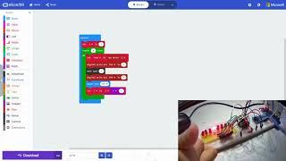 Connect 74HC595 with Micro:bit | Advance kid