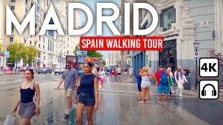 MADRID, Spain  4K Summer Walking Tour Downtown