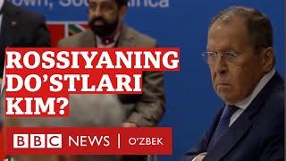 Россия: Путиннинг халқаро саҳнадаги дўстлари ким ва улар Ғарбдан қўрқмайдими? BBC News O'zbek